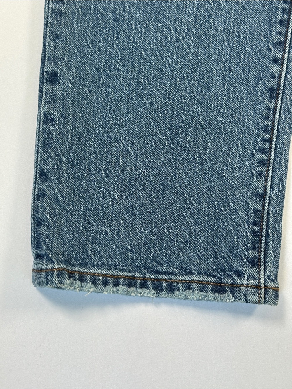 Levi’s 501 High Rise Straight Leg Denim Jeans Medium Wash Stretch W32 L30 90s - Picture 5 of 13